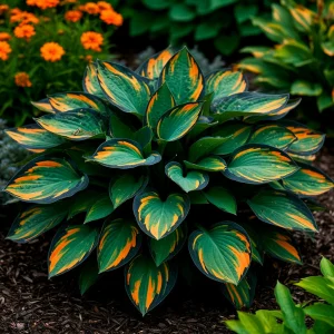 Хоста Бархатный Полог купить по цене от 560р. в интернет-магазине «Посадика» с доставкой почтой в в Колпиное и по всей России – [изображение №1].